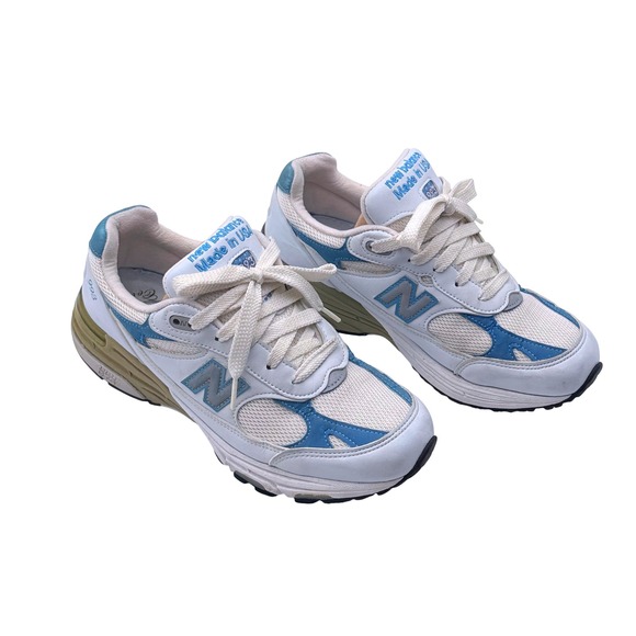 New Balance Shoes - New Balance 993 Made in USA Women's Size 6 White Blue Heritage Running Sneakers